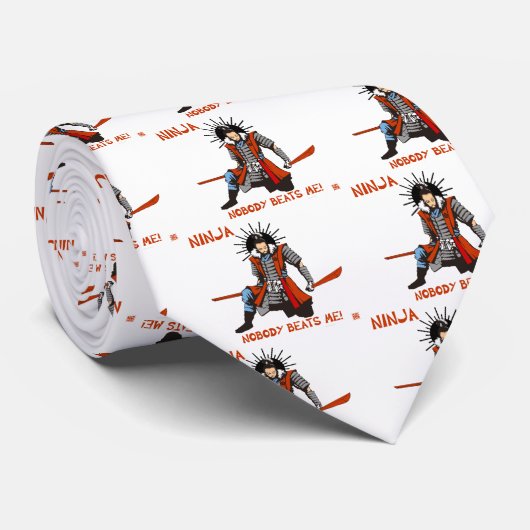 Japanese NINJA 忍者 Stropdas (Opgerold)