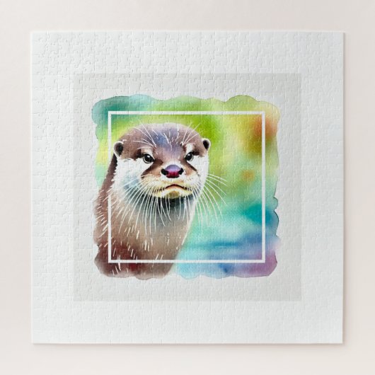 Japanese Otter in Tranquil Waters 040924AREF130 - Legpuzzel (Verticaal)