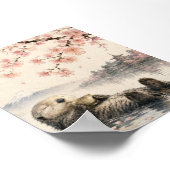 Japanese Otter Poster Printable Wall Art (Coin)
