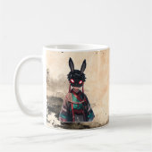 Japanese Rabbit Mask Kimono Mug Koffiemok (Links)