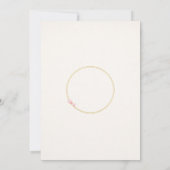 Japanese Sakura & Gold Wedding Invitation (Dos)