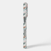 Japanese Sakura Umbrella Pattern Monogrammed Case-Mate iPhone Case (Achterkant / Rechts)