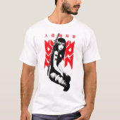 Japanese Samurai Cool Girl Urban Style T-shirt (Voorkant)