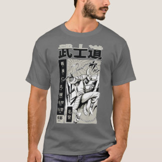 Japanese Samurai Manga Page T-shirt