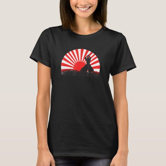 Japanese samurai ninja swordsman t-shirt (Voorkant)