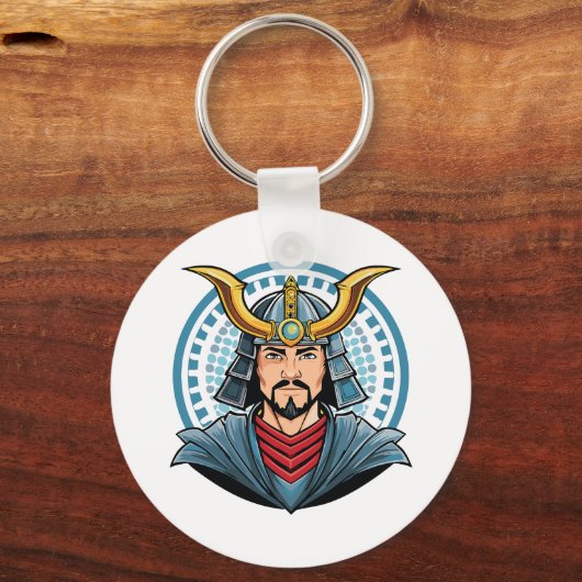Japanese samurai sleutelhanger (Achterkant)