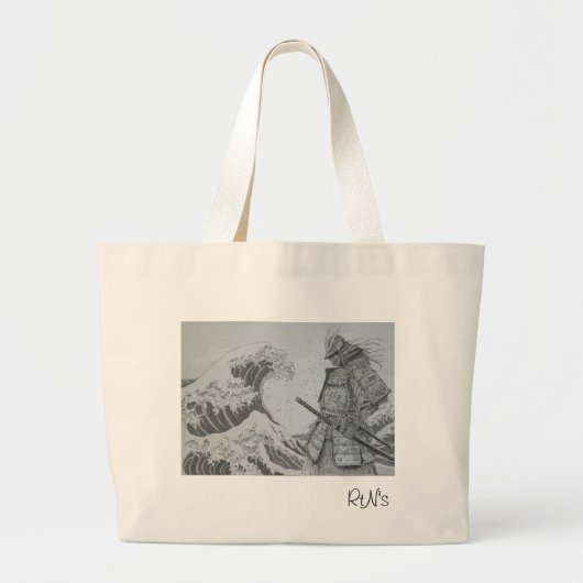 Japanese Samurai&Ukiyoe tote bag (Devant)