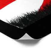 JAPANESE Samurai Warrior Flag Art Poster (Hoek)