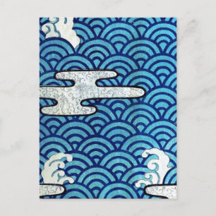 Japanese Sea and Clouds Briefkaart