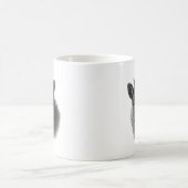 Japanese Serow Black & White Fine Art Mug (Centre)