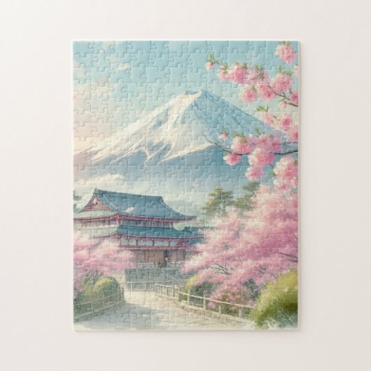Japanese Spring – Cherry Blossoms Puzzle (Vertical)
