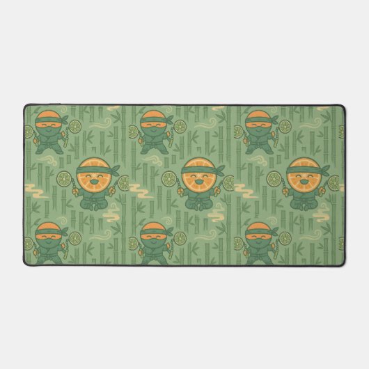 Japanese Style Orange Ninja Repeating (Recto)