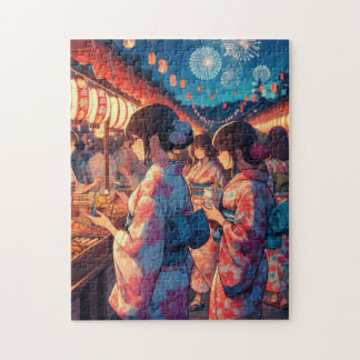 Japanese Summer Festival – Fireworks Puzzle Legpuzzel