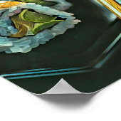 Japanese sushi poster (Hoek)