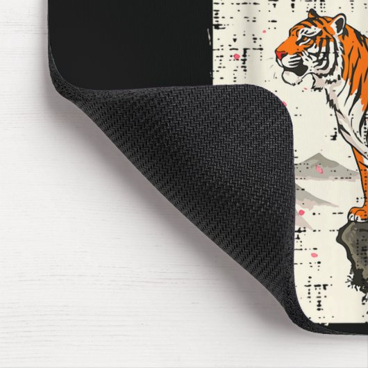 Japanese Tiger Cherry Blossoms Sakura Art Women Me Muismat (Hoek)