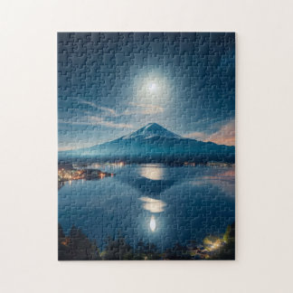 Japanese　Traditional　Vintage　fujiyama Legpuzzel