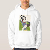 Japanese Ukiyoe Style Modern Gaming Kabuki Actor Hoodie (Voorkant)