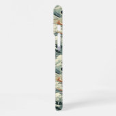 Japanese Wave Pattern Monogrammed iPhone Hoesje (Linkerkant)