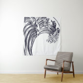 JAPANESE WAVE Tapestry Wandkleed (In Situ (horizontaal))