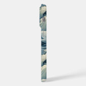 Japanese Waves Pattern Monogrammed (Côté gauche)