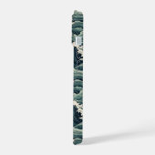 Japanese Waves Print Monogrammed (Côté gauche)