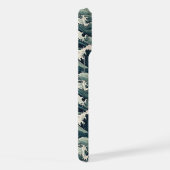 Japanese Waves Print Monogrammed (Côté droit)