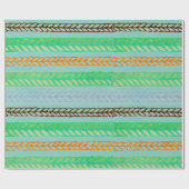 JAPANESE WOODBLOCK PATTERN WRAPPINGPAPIER CADEAUPAPIER (Vlak)