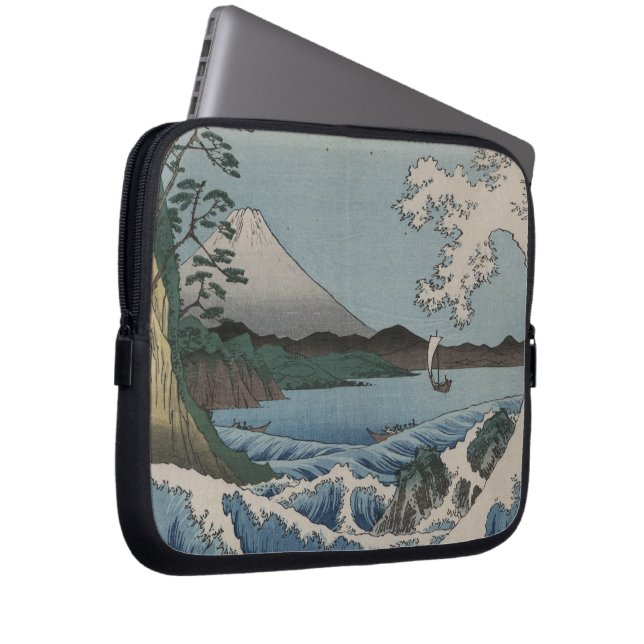  Japanner Het Zee Satta Laptop Sleeve (Voorkant Rechts)