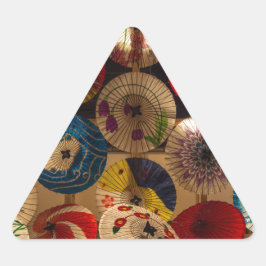 Japanners enstollingsstijl driehoek sticker