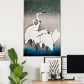 Japanners Illustratie, Retro Poster (Thuiskantoor)