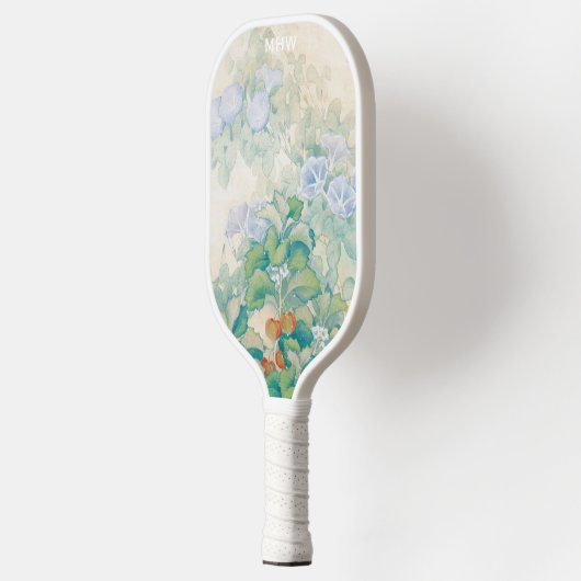 Japans aangepaste kunstmonogram pickleball paddle (Links)