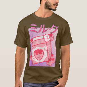 Japans aardbeienmoer Aardbei Shake 90s Japa T-shirt