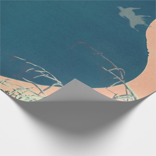 JAPANS ABSTRACT KROWS FLYING Wrapping Paper Cadeaupapier (Hoek)