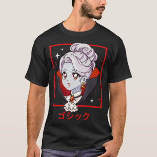 Japans Anime Girl Punk Evil Manga Pastel Menher T-shirt
