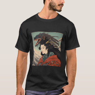 Japans Art Cherry Blossoms Japan Woodblo T-shirt