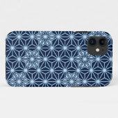 Japans Asanoha of Star Pattern, indigo blauw Case-Mate iPhone Case (Achterkant (horizontaal))