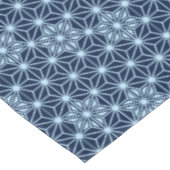 Japans Asanoha of Star Pattern, Indigo Blue Tafelkleed (Gekanteld)