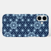 Japans Asanoha-patroon - indigoblauw Case-Mate iPhone Case (Achterkant (horizontaal))