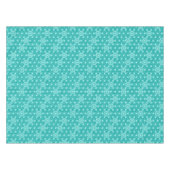 Japans Asanoha-patroon - turquoise Tafelkleed (Voorkant (Horizontaal))