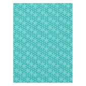 Japans Asanoha-patroon - turquoise Tafelkleed (Voorkant)