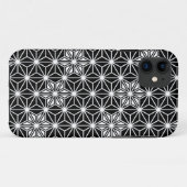 Japans Asanoha-patroon - zwart-wit Case-Mate iPhone Case (Achterkant (horizontaal))