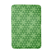 Japans Asanoha Pattern, Emerald and Lime Green Badmat (Voorkant Verticaal)