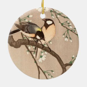 Japans-Aziatische vogel Keramisch Ornament