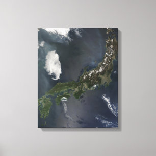Japan's belangrijkste eiland, Honshu Canvas Afdruk