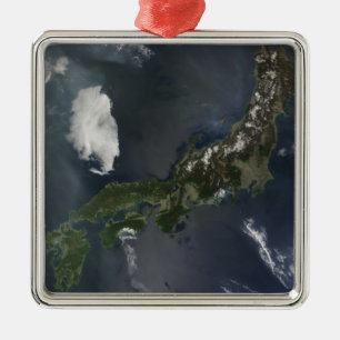 Japan's belangrijkste eiland, Honshu Metalen Ornament