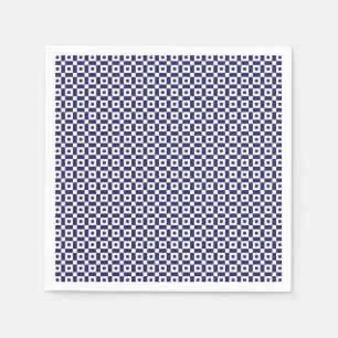 Japans blauw Napkins Servet