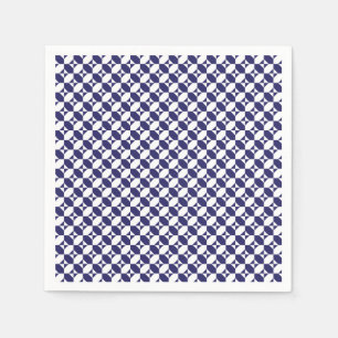 Japans blauw Napkins Servet