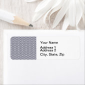 Japans blauw Waves Seigaiha Zee Etiket (Insitu)