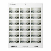 Japans Bloemen Bruiloft Label (Full Sheet)