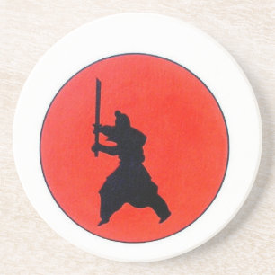 Japans Bushido Zandsteen Onderzetter